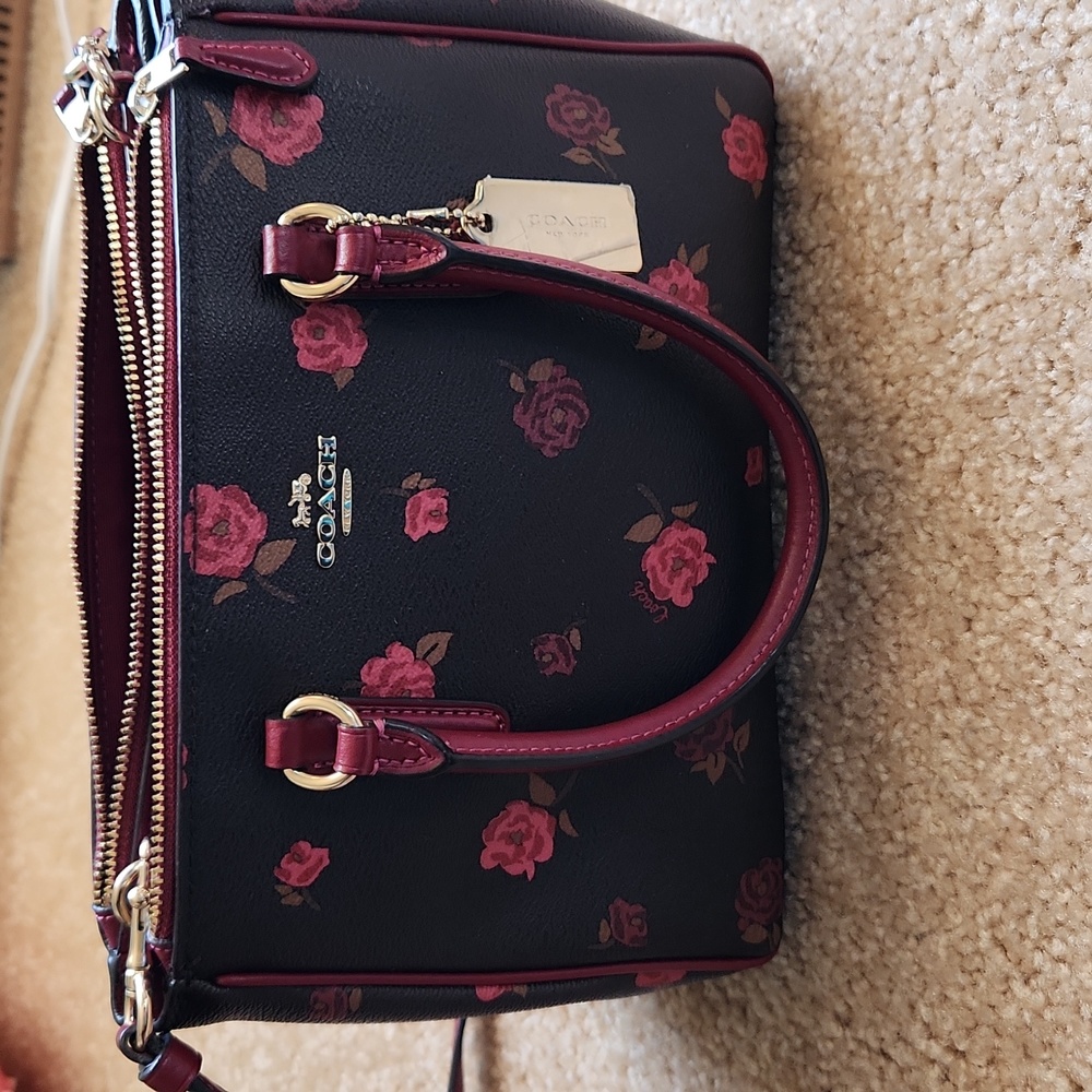 Coach leather handbag